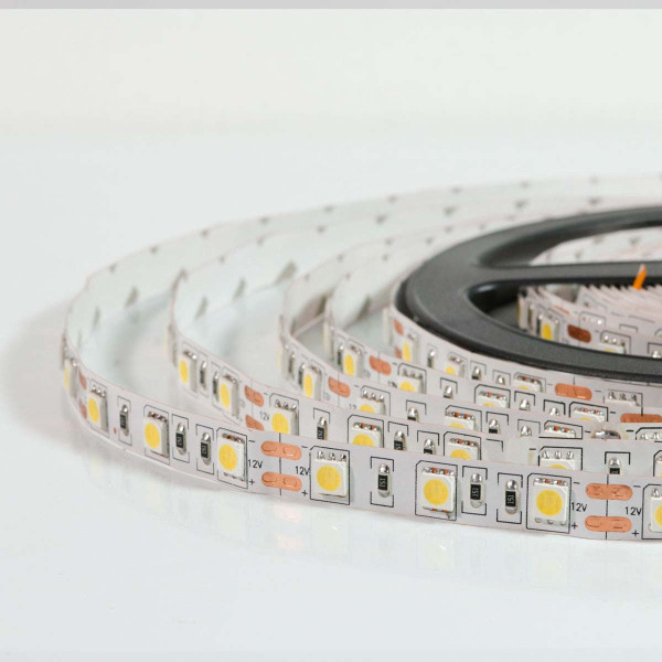 Светодиодная лента OEM ST 60-5050-12V-IP20 14,4W 900Lm 2800-3200К 5м (ST-12-5050-60-V2-WW), 100014489