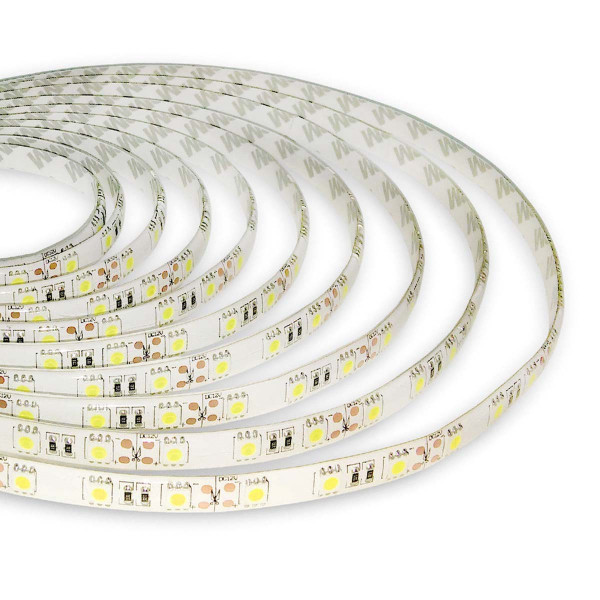 Светодиодная лента OEM ST 60-5050-12V-IP65 14,4W 900Lm 2800-3200К 5м (ST-12-5050-60-WW), 100014492