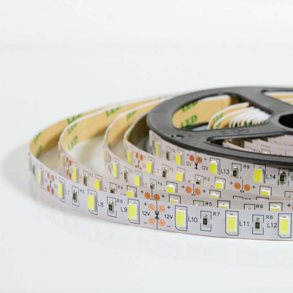 Светодиодная лента OEM ST 60-5630-12V-IP20 15W 1400Lm 6000-6500К 5м (ST-12-5630-60-V2-CW), 100014370