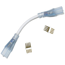 Коннектор для светодиодных лент 220В 5050 RGB (2 разъема-провод+ 4pin (2шт.)) (con 220В 5050 RGB)